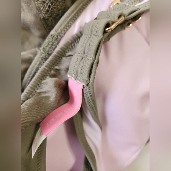 Victoria's Secret Victoria’s Secret Women’s Swim Smocked Boho Bikini size M - Picture 4 of 5